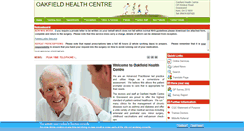 Desktop Screenshot of oakfieldhealthcentre.co.uk